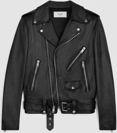 Classic Biker Jacket in Calfskin classic biker jacket in calfskin